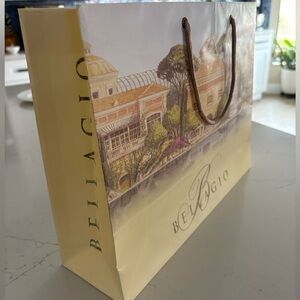 Collectible BELLAGIO Las Vegas Hotel&Casino LARGE ART Shopping Paper GIFT BAG